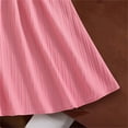 thumbnail image 4 of HOMADLES Teen Girls Dress Sleeveless Ruffled Layered Solid Summer Crewneck Elastic Breathable Casual Dress Pink 11 T, 4 of 9