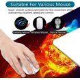 thumbnail image 3 of Large Gaming Mouse Pad Flame Theme XXL Mouse Pad Blue and Red 35x15.7x0.12 inch Large Mouse Pad for Desk with Personalized Design for Laptop, Computer PC (Red and Alue), 3 of 6