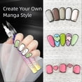 thumbnail image 3 of 12Pcs 3D Nail Art Mader Pens, Fine Tips Nail Polish Pens Nail Graffiti Dotting Pen Drawing Painting Liner for Home Salon DIY, 3 of 5