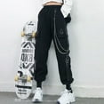 thumbnail image 4 of SIYUDAN Women'S Pants Women Pants Casual BlackAdult Pants Comfy Pants Womens Elastic Waist Pants With Pockets Womens Summer Pants, 4 of 7