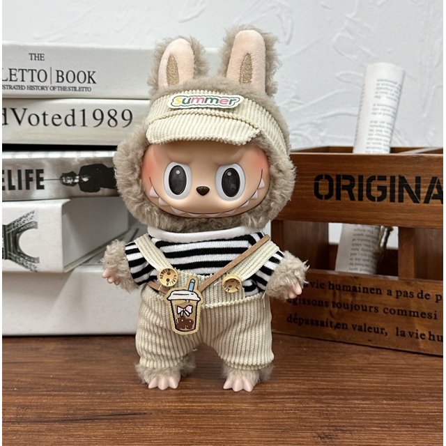 For 17cm Labubu V1 V2 V3 Plush Toy Multiple Styles Clothing Set Labubu Outfit Accessories Trendy Play Clothing Ropa Labubu