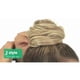 thumbnail image 3 of Nvzi Moño postizo para peluca, moño rizado y esponjoso para mujer, extensiones de cabello rizado, moño despeinado, bucle de cabello postizo, 1 pieza, rojo, 3 of 4