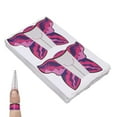 thumbnail image 4 of Autocollant de Formes d'Art de l'Ongle, 100pcs Autocollants d'Extension de Forme d'Ongle Auto-Adhésif Conseils d'Ongle Guide Autocollant Manucure Outils Rose Rouge, 4 of 5