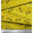 thumbnail image 3 of Soimoi Silk Fabric Flower Basket & Bicycle Transport Fabric Prints By Yard 42 Inch Wide, 3 of 3
