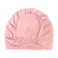 thumbnail image 3 of Women's Fashion Muslim Turban Hat, Soft Stretch Hijab Undercap, Full Cover Inner Cap Adult Headwear for Daily Wear and Prayer Light pink, 3 of 3
