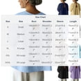 thumbnail image 4 of Rvasteizo Women Crew Neck Long Sleeve Linen Mix Duster Coat for Thin Daily Sun Proof Outer Layer Matching, 4 of 5