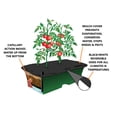 thumbnail image 4 of EarthBox Reversible Plastic Weed-Preventing Mulch Cover for Planters, Black/White (Pack of 2), 4 of 5