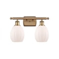 thumbnail image 1 of Innovations 516-2W-BB-G81-LED Eaton 2 Light Bath Vanity Light part of the Ballston Collection, Brushed Brass, 1 of 1