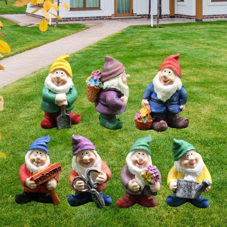 Figurines Miniatures Maison De Village Gnome - Printemps Jardin - Maison De Poupée - Occasion