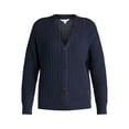 thumbnail image 5 of Time and Tru Women’s Mixed Stitch Cardigan Sweater, Midweight, Sizes XS-XXXL, 5 of 5