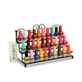 thumbnail image 4 of Mounted 3 Tier Metal Shelf Nail Polish Wall Rack Essential Oils Perfume Table Top Organizer Display Stand by Dazone, 4 of 4