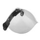 thumbnail image 1 of Visera del casco de motocicleta Cola con 3 broches lente abatible compatible con Clear Claro, 1 of 7