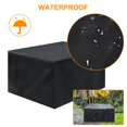thumbnail image 2 of Ounissouiy Cubierta de muebles de esquina de ratán para jardín, juego de protección de sofá impermeable en forma de L para exteriores Jardín y Patio Ounissouiy HA020308-00, 2 of 6