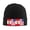 Black, variant on Peru America Flag Beanie Hat Men Women Warm Printed Cap Knit Beanies Hats Outdoor Winter Deep Heather