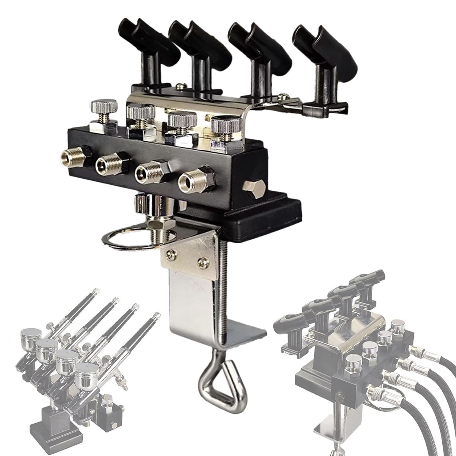 balikha Hold 4 Airbrushes Sturdy Multiple Fixing Rack Desktop Airbrushes Accessories