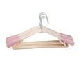 thumbnail image 4 of KALLORY 10Pcs Non-Slip Pink Hangers for Coats and Trousers with Rotational Hooks Home Use, 4 of 8