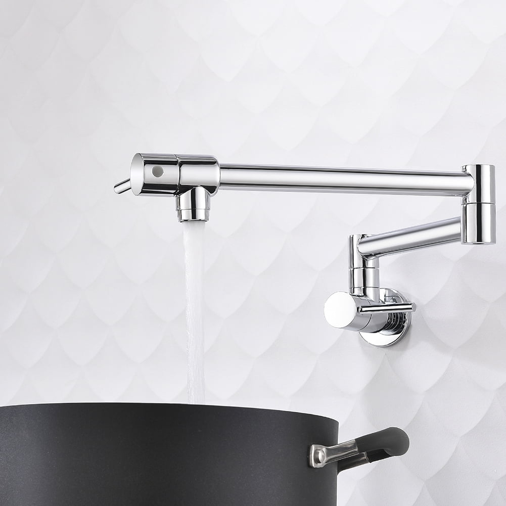 Kepooman Kitchen Faucets Commercial Solid with Folding Chrome Kitchen Sink Faucet Kepooman Kitchen Faucets Commercial Solid with Folding Chrome Kitchen Sink Faucet