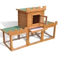 thumbnail image 2 of vidaXL Outdoor Large Rabbit Hutch House Pet Cage Single House, 2 of 5