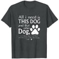 thumbnail image 3 of Scyoekwg Womens Short Sleeve Dog Lovers Tshirts Letter Dog Paw Print Graphic Tee Comfy Trendy Basic Tops Crew Neck Casual Blouses (Dark Gray,XXL), 3 of 3