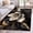 Multi, variant on 3'x5' Area Rugs, Black Gold Flower Indoor Outdoor Area Rug for Living Room Bedroom, Gradient Luxurious Floral Botanical Washable Bathroom Rugs Kitchen Floor Carpet Mats Home Decor Aesthetic