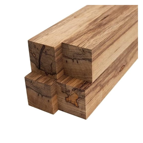 Black Limba Lumber Square Turning Blanks - 2" x 2" (4pcs) (2" x 2" x 12")
