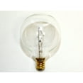 thumbnail image 3 of Bulbrite 391160 60-Watt Incandescent G16. 5 Globe&amp;#44; Candelabra Base&amp;#44; Clear - Pack Of 25, 3 of 4