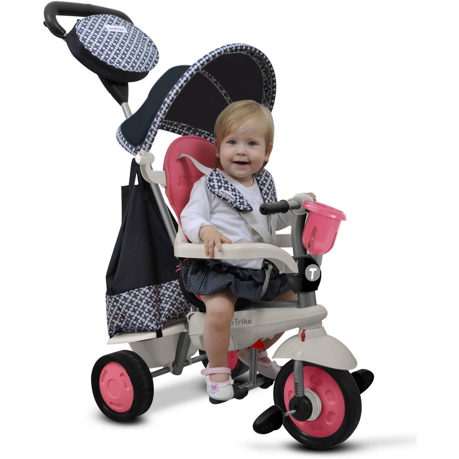 smarTrike Deluxe 4-in-1 Tricycle, Pink 