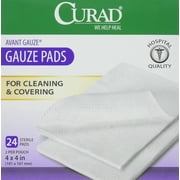 Curad Avant Gauze Pad, 4 x 4 Inches - 24 Ea, 3 Pack