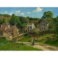 thumbnail image 3 of Pissarro, Camille 14x12 Black Modern Framed Museum Art Print Titled - The Hermitage at Pontoise, 3 of 5
