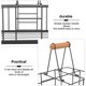 thumbnail image 3 of 1 Pc Exquisite Red Wine Rack Wine Holder Decorative Wine Display Stand, 3 of 3