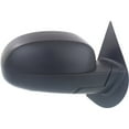 thumbnail image 2 of For GMC Yukon/Yukon XL 1500 2007-2014 Door Mirror Passenger Side | Manual Glass | Non-Heated | Manual Folding | Textured Black | Non-Towing | Standard Type | Replacement For GM1321332 | 20809978, 2 of 6