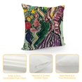 thumbnail image 4 of BANET Art Pillow Covers Painting Pillow Cases Sorrow of The King Decorative Cushion Covers for Sofa Couch 20x20in, 4 of 5