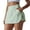 Green, variant on Yuzhih Cozy Yoga A Line Golf Skirts for Women High Waisted Split Hem Tennis Casual Skirt Shorts with Pockets