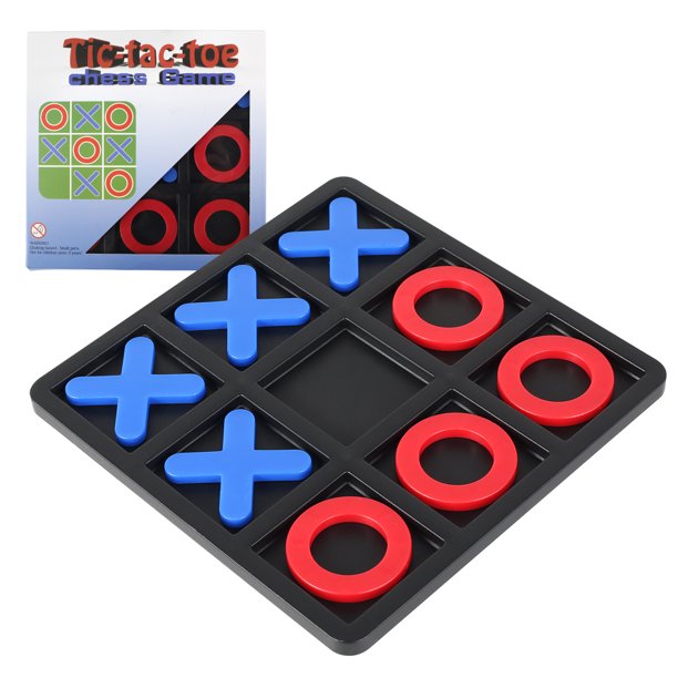 Tic Tac Toe Board Game 5.91 x 5.91" Tic Tac Toe Table Game Resin XOXO