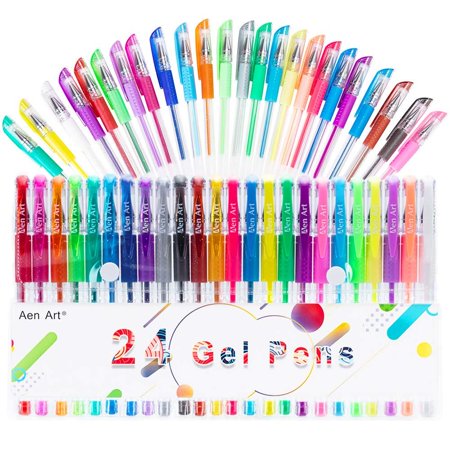 Gel Pens Set Colored Gel Art Markers Fine Point Pen with 40% More