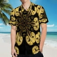 thumbnail image 5 of High Quality Hawaiian Shirts for Men Short Sleeve Aloha Beach Shirt Floral Summer Casual Button Down Shirts Blouses RNZ4FW, 5 of 7