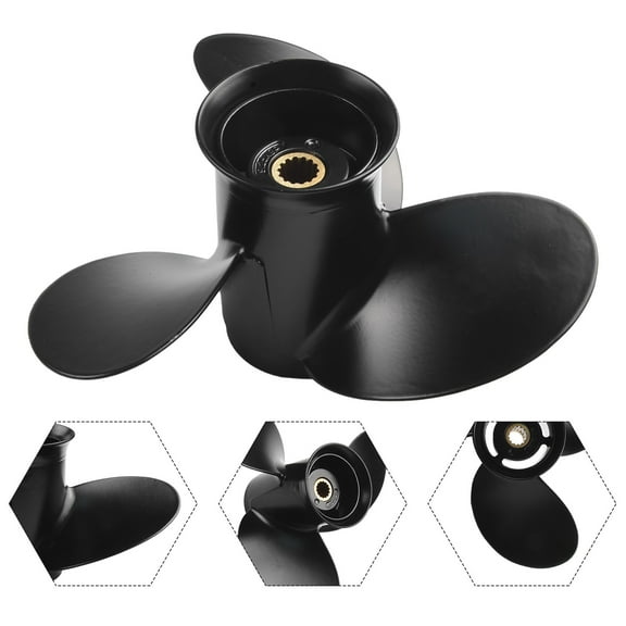 Boat Propeller 9 1/4x9 for Mercury 9.9-20HP Tohatsu Engine 9.9HP 15HP 18HP