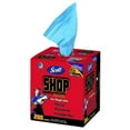 thumbnail image 1 of Kimbery Clark Scott Paper Shop Towel 75190 Scott; Cloth; Blue; 9 Inch Width X 12 Inch Length; Single Center-Pull Box Of 200, 1 of 5