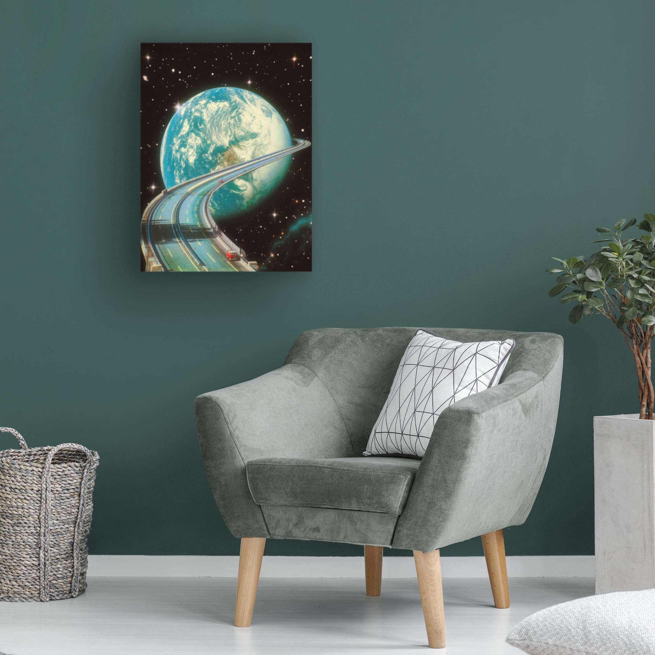 Trademark Fine Art Taudalpoi Highway Home Canvas Wall Art
