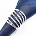 thumbnail image 5 of Elegant Napkin Ring Holders for Weddings, Christmas, Proms, Birthdays and Special Occasions, Easy to Clean with Soft Cloth, 5 of 5