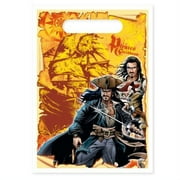 HALLMARK PARTY EXPRESS Pirates of the Caribbean Treat Bags Birthday Party Supplies 8 Ct