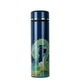 thumbnail image 6 of Insulated Coffee Tea Travel Thermos Mug Water Bottle with Removable Strainer and Temperature Featuring Chinese Art Design - 16.9 fl oz (Blue Dragon), 6 of 6