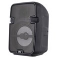 thumbnail image 4 of QFX BT-60-CHR LED Party Lights, FM Radio, and Microphone Input Bluetooth Portable Speaker , Charcoal, 4 of 8