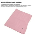 thumbnail image 4 of Heated Blanket, Electric Blanket, Heating Blanket, Electric Heated Blanket 3 Heating Levels Wearable Heated Blanket Washable Reusable Foldable Cotton Heated Throw for Travel, 4 of 7