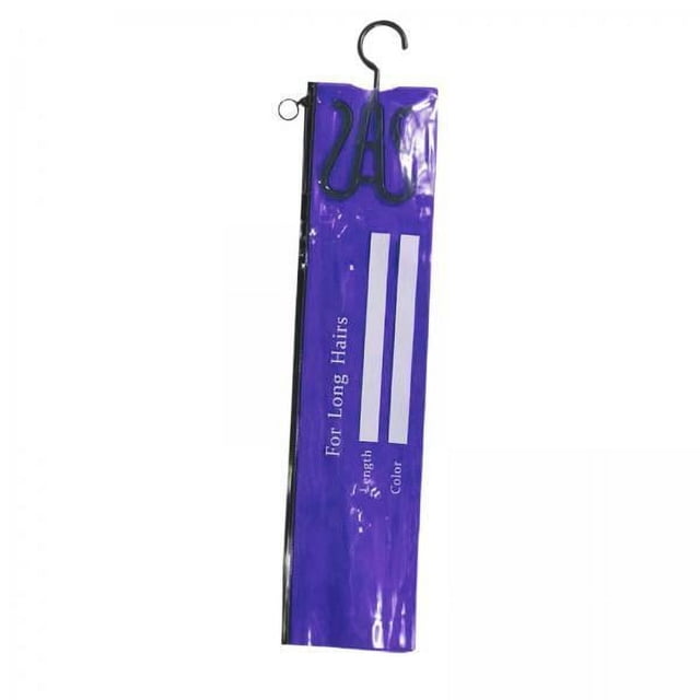 TISHITA 2xsac de Rangement pour Extensions de Cheveux Étui Transparent Léger Anti-Poussière Cintre pour Extensions de Cheveux pour Queues de Cheval Voyage Salon, S, 3 Pcs