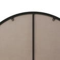 thumbnail image 4 of Noble House 28" Round Metal Wall Mirror, Modern Circular Vanity & Decorative Mirror for Bathroom & Bedroom, Black, 4 of 6