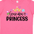 thumbnail image 4 of Inktastic Grandpa's Princess Crown and Flowers Girls Toddler T-Shirt, 4 of 5