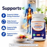 Vitamatic Vitamin B1 (Thiamine) 500mg, 120 Capsule