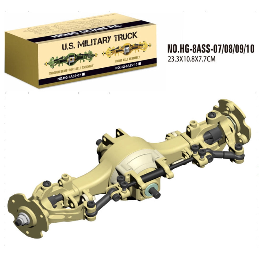 Front Axle Through Axle Assembly for HGP801/P802 Military Truck