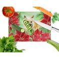 thumbnail image 2 of Caroline's Treasures Cairn Terrier Poinsettas Glass Cutting Board Large, 2 of 2